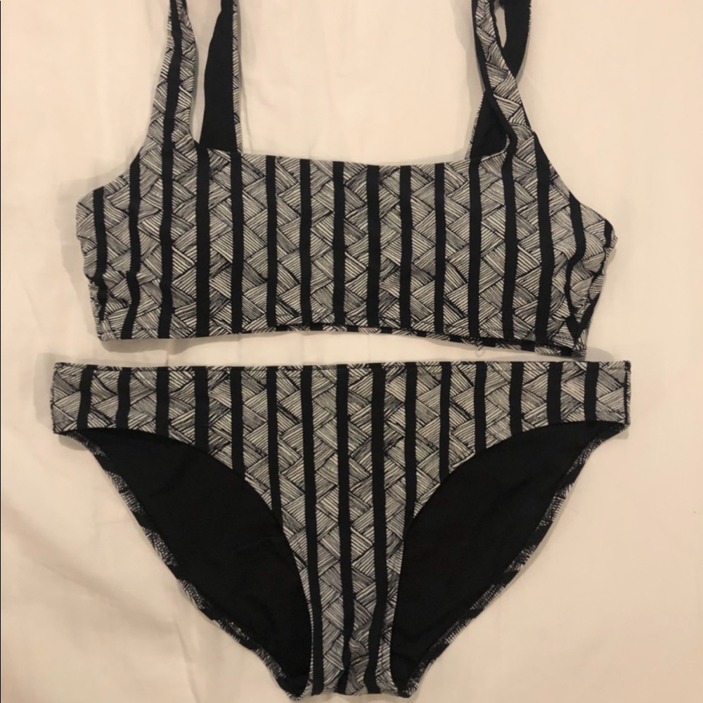 Patterned simple Aerie bikini set